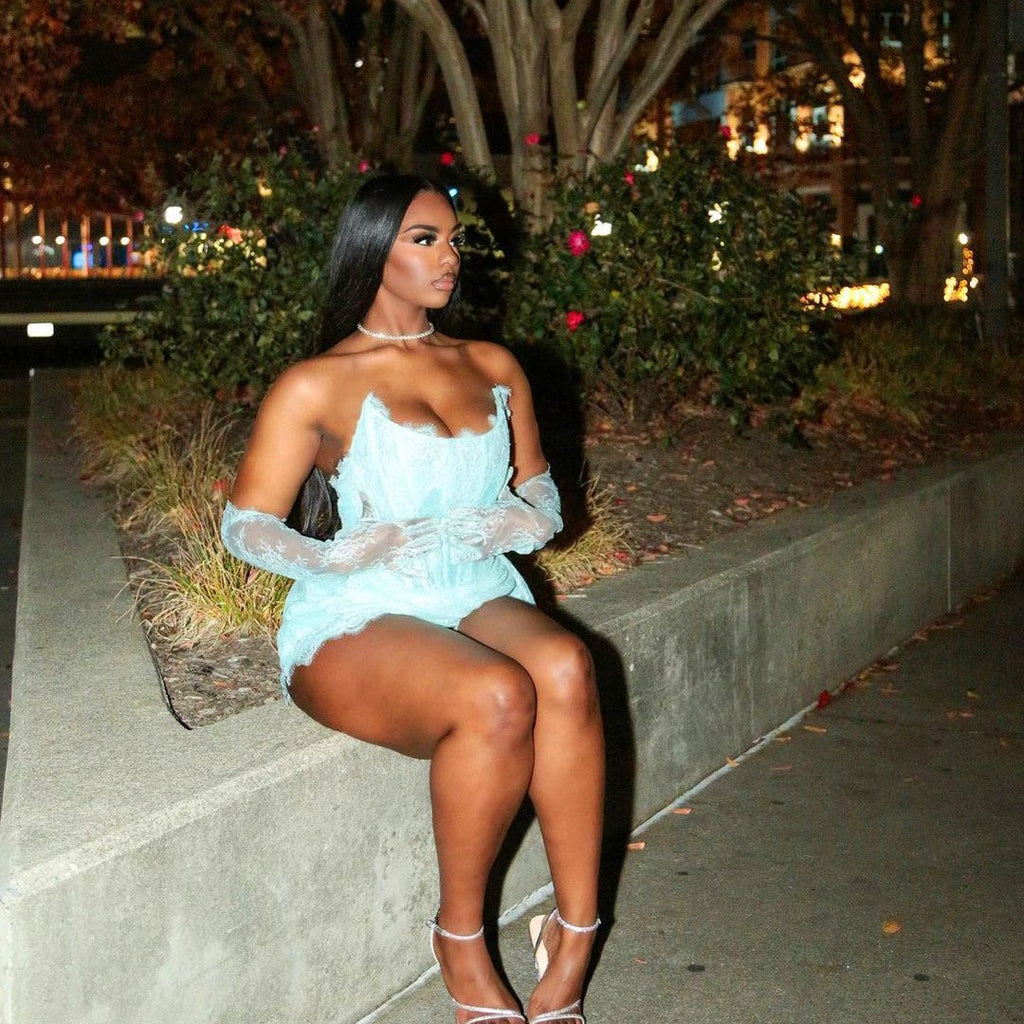 Drunk In Love Dress - Blue *Pre-Order*