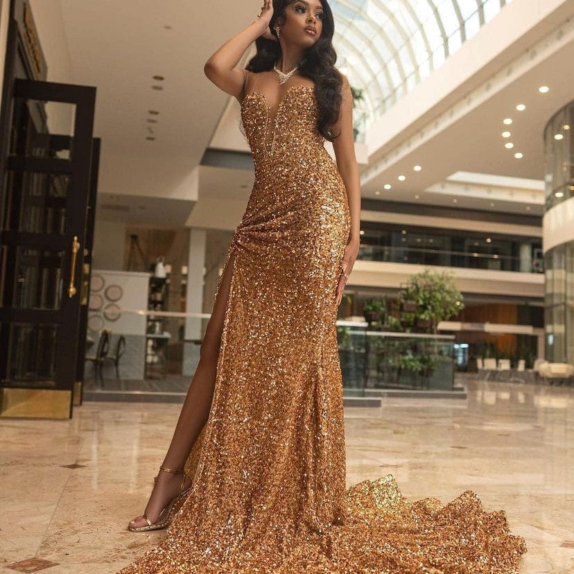 Miss Independent Dress - Gold *Pre- Order*