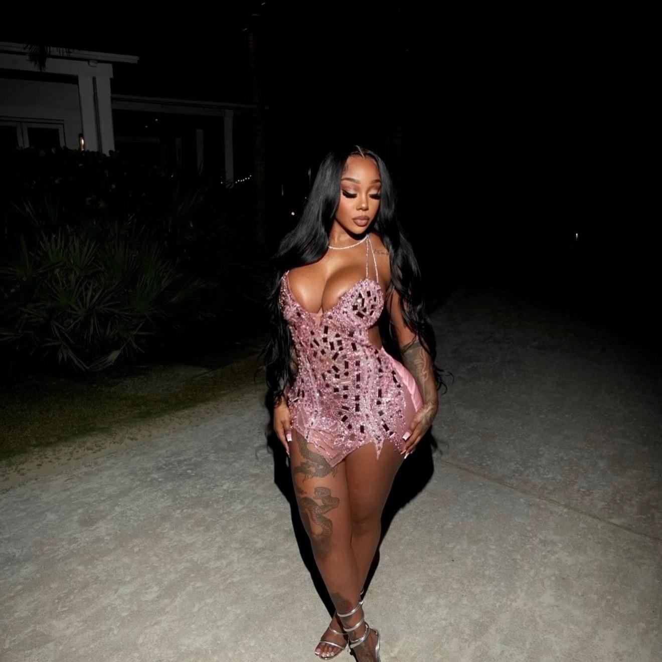 Ms. Trendsetter Dress - Pink *Pre- Order*