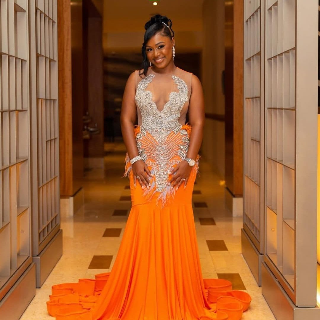 Nobody’s Watching Dress - Orange *Pre- Order