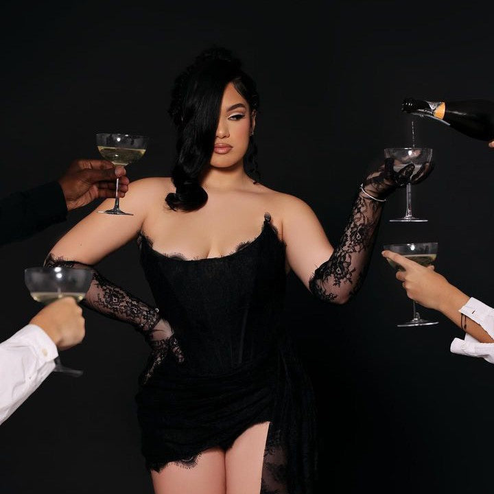 Drunk In Love Dress - Black *Pre- Order*