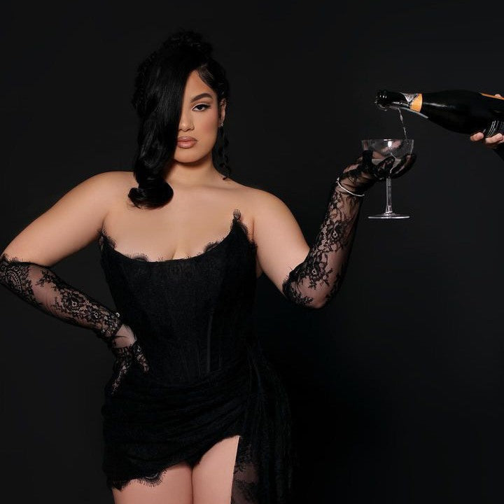 Drunk In Love Dress - Black *Pre- Order*