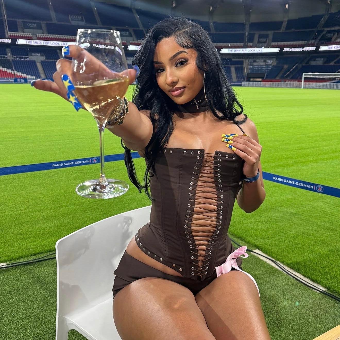 Addicted Corset - Brown