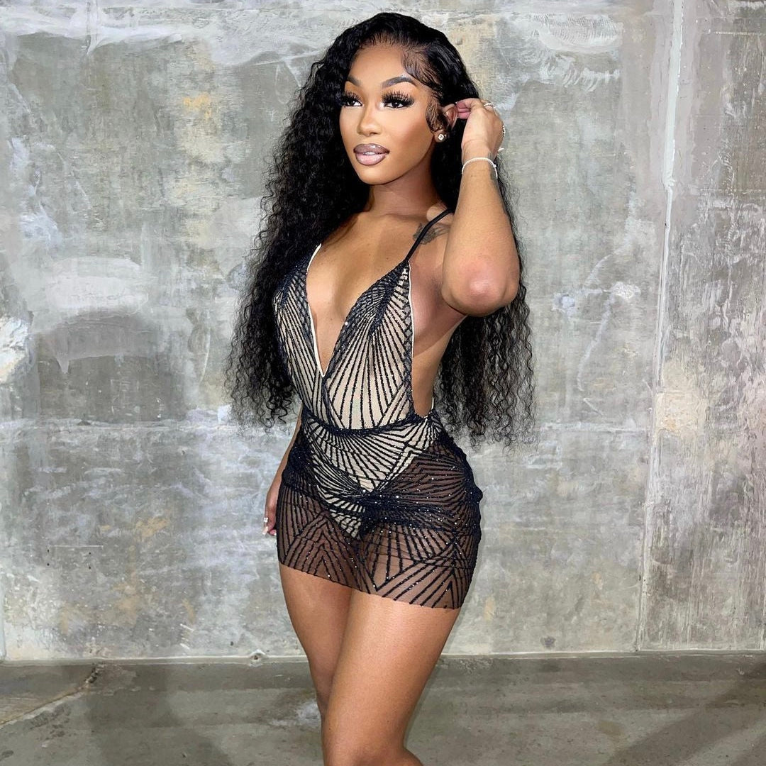 All the Stars Dress - Black