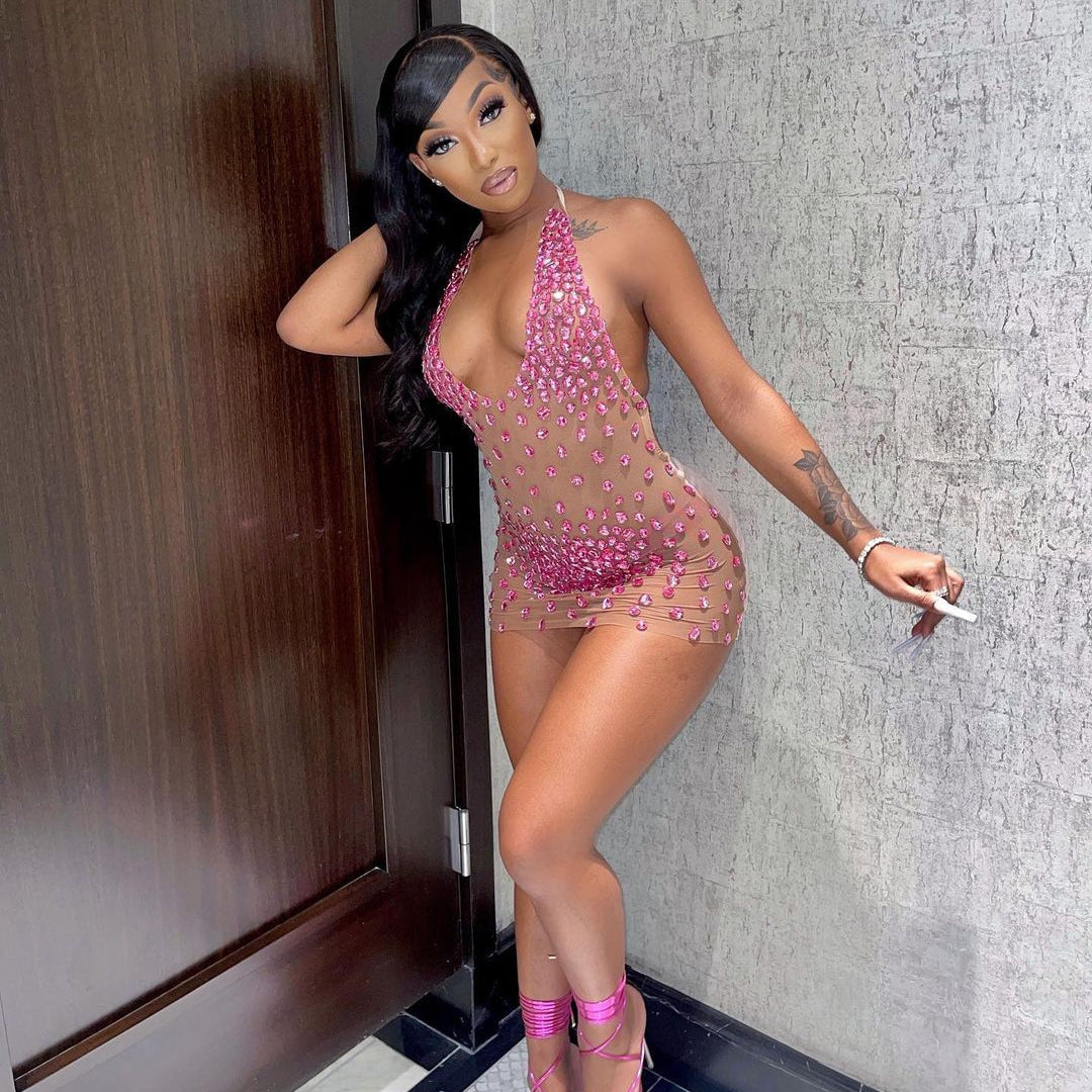 Without You Dress - Pink