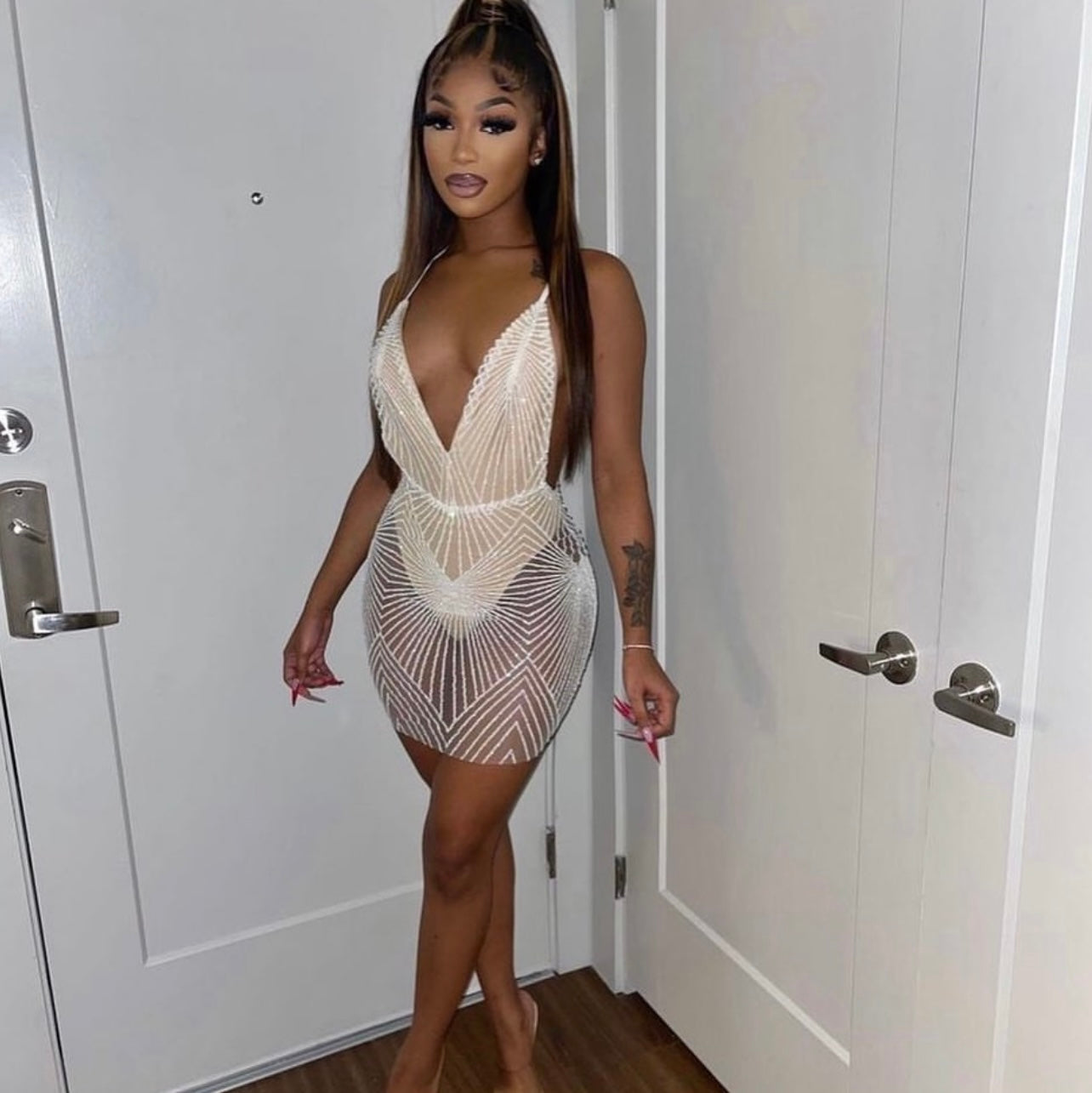 All the Stars Dress - White